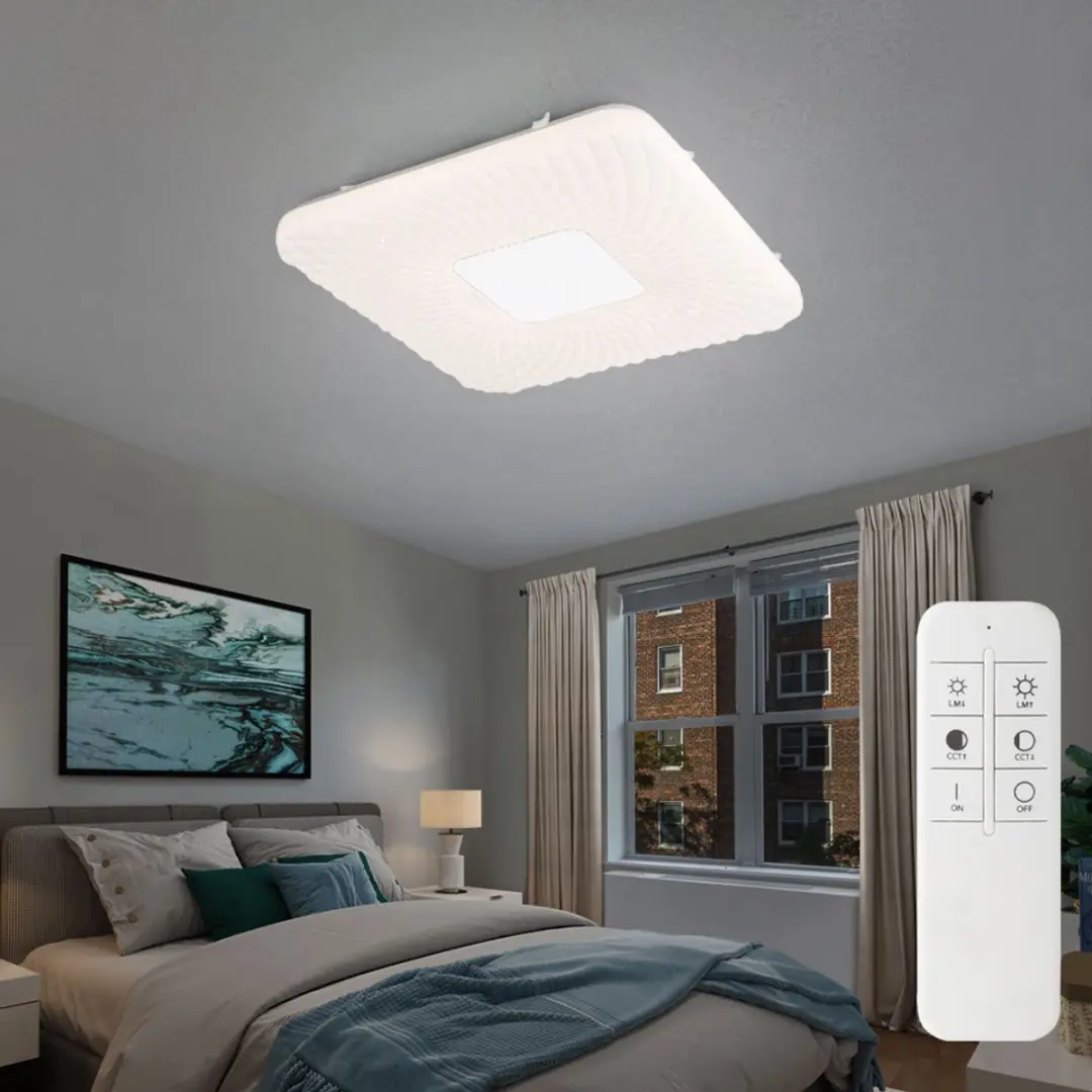 Globo LED Plafondlamp Sterrenhemel 24W - 1600 Lm - Wit - afbeelding 6 van 6