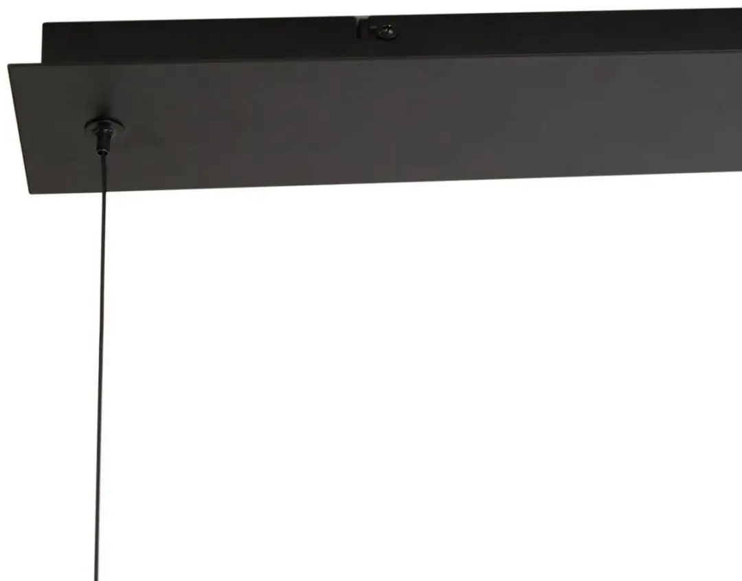 Lucande Hanglamp 3-lichts Polypropyleen - Ø36cm - Wit/Zwart