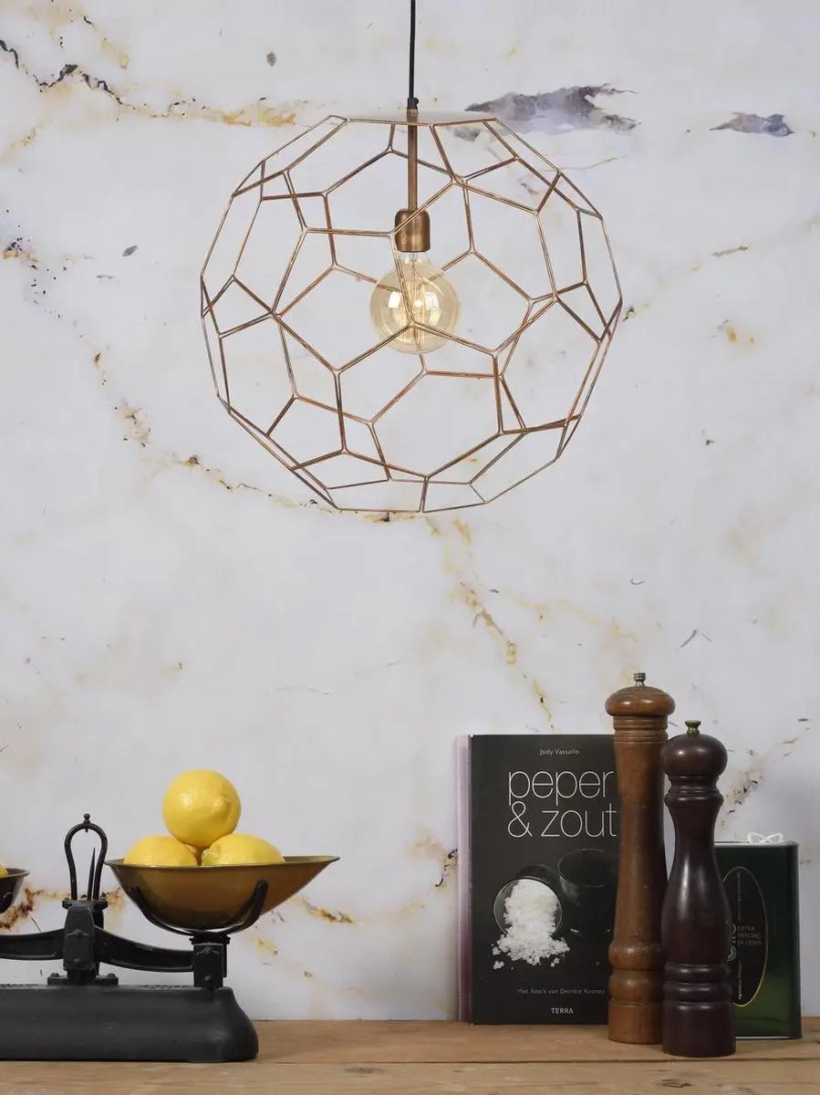it's about RoMi Hanglamp Marrakesh Ø34cm - Brons - afbeelding 6 van 6