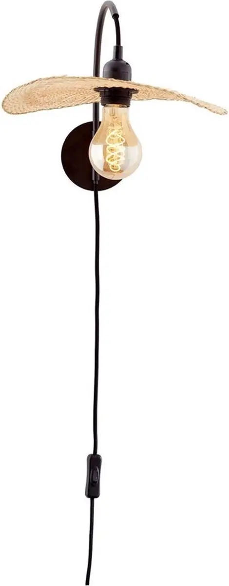 Brilliant Jefter Wandlamp - Beige/Zwart