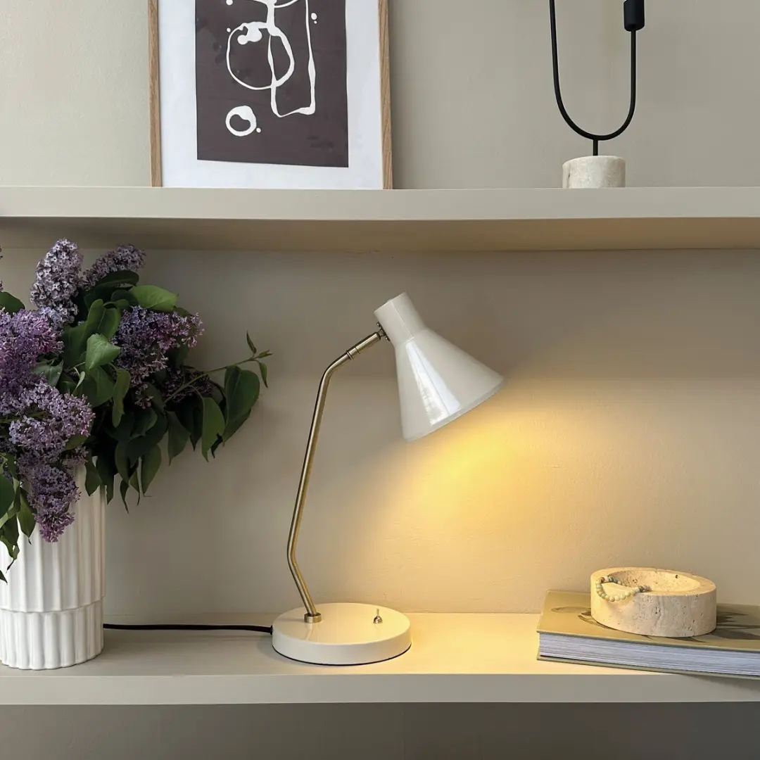 Dyberg Larsen Sleep Tafellamp - 9W - 18cm - Crèmewit