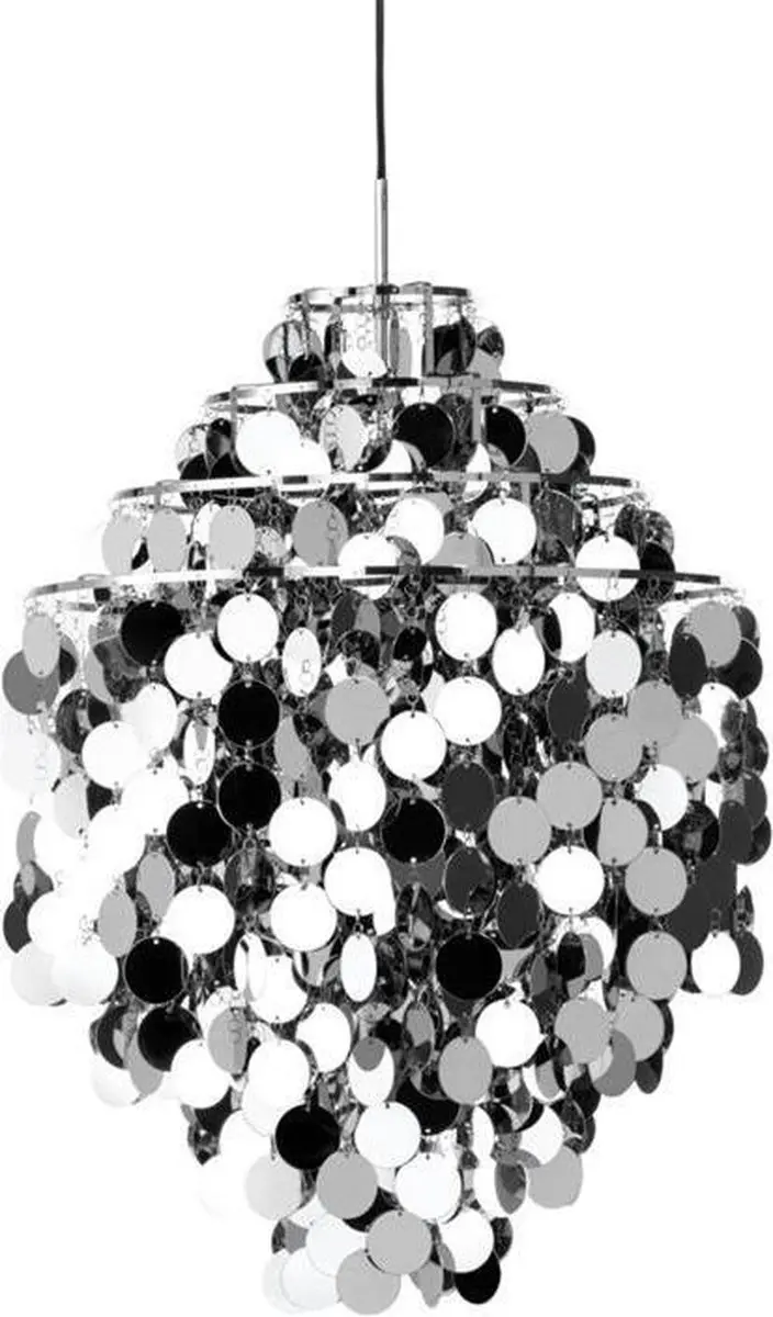 Verpan Fun 0DA Hanglamp - Chroom - Ø53cm