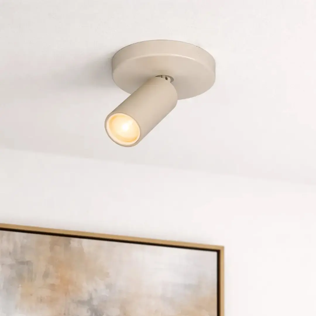 Freelight Spot Scolo 1 Warm Wit Licht - Ø10cm Beige