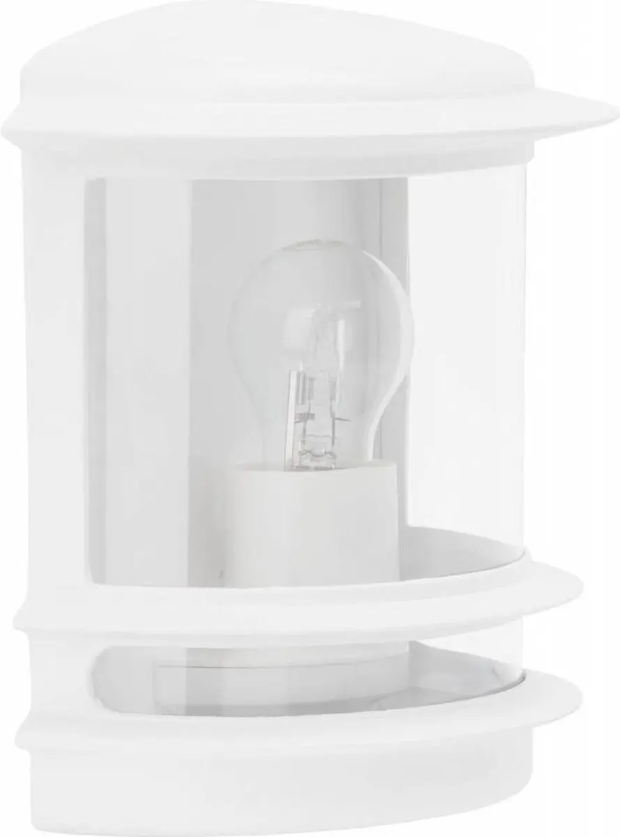 Brilliant Hollywood Buiten Wandlamp - Transparant/Wit