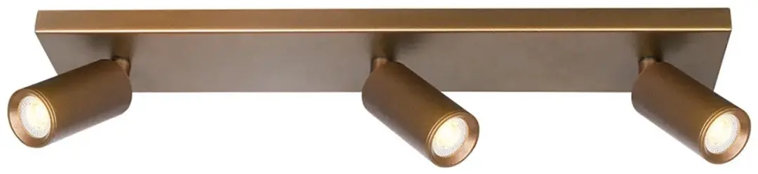 Freelight Spot Scolo 3 Lichts 46cm - Brons/Messing