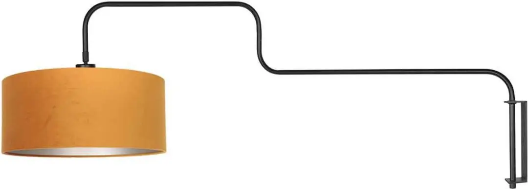 Steinhauer Bloeba 4179ZW Wandlamp - Goud - 40W - Ø40cm