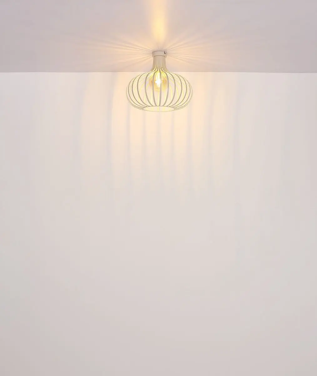 Globo Mateo Hanglamp - Crème - Ø40cm - E27
