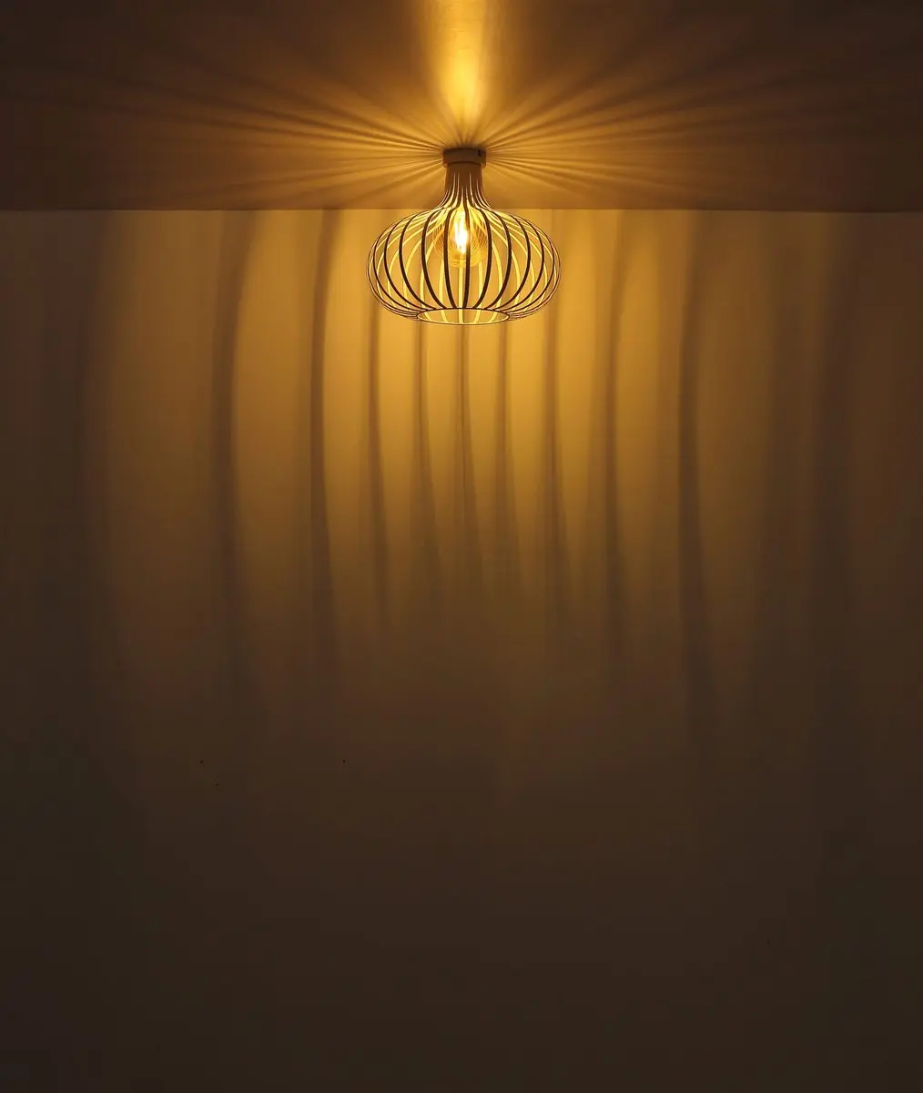 Globo Mateo Hanglamp - Crème - Ø40cm - E27