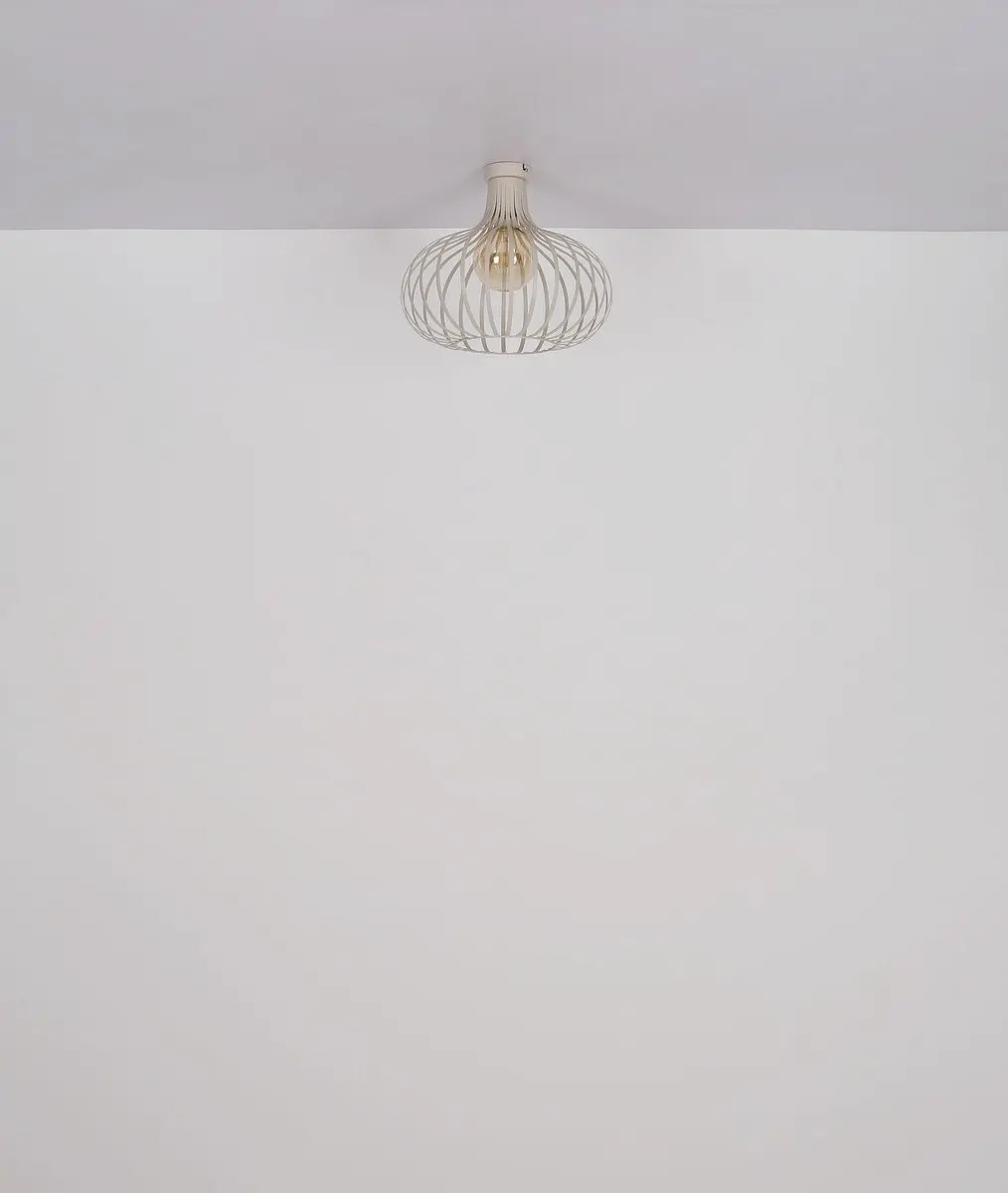 Globo Mateo Hanglamp - Crème - Ø40cm - E27