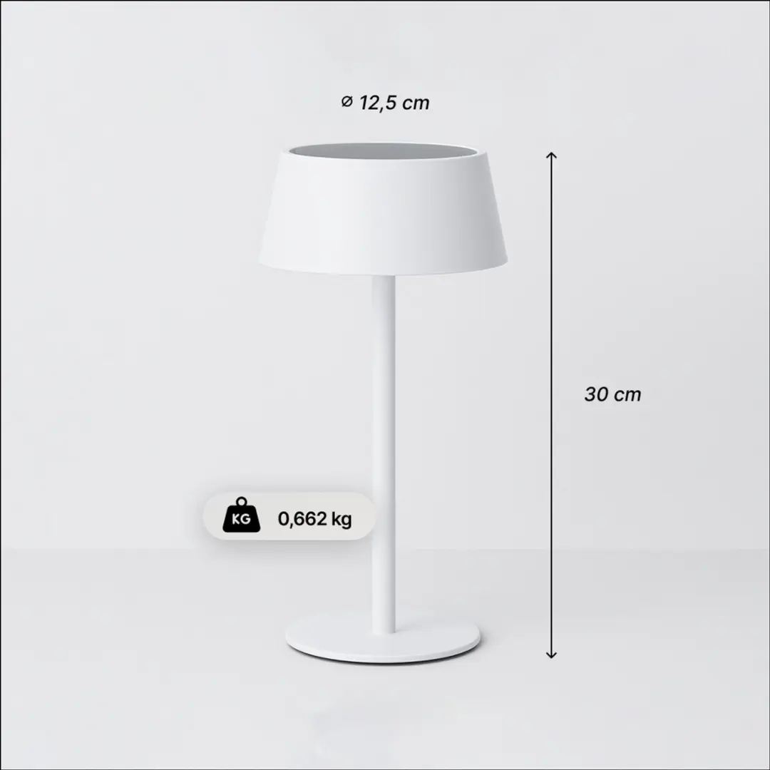 Brilliant Picco Oplaadbare Solar Tafellamp 4W - Buiten - IP44