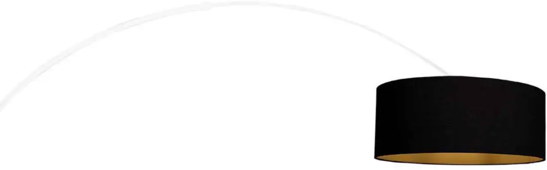 Steinhauer Sparkled Light 3964W Vloerlamp - 40W - Wit/Zwart - 240cm