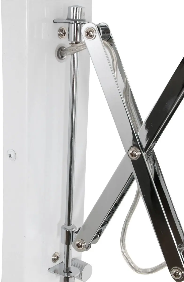 Steinhauer Spring 6290W Wandlamp - Wit Metaal - 10cm - Draaibaar/Kantelbaar