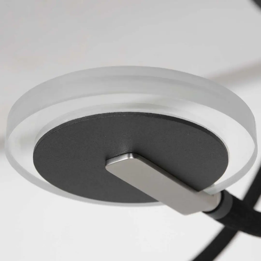 Steinhauer Turound 3375ZW Plafondlamp - 5000 Lumen - Zwart