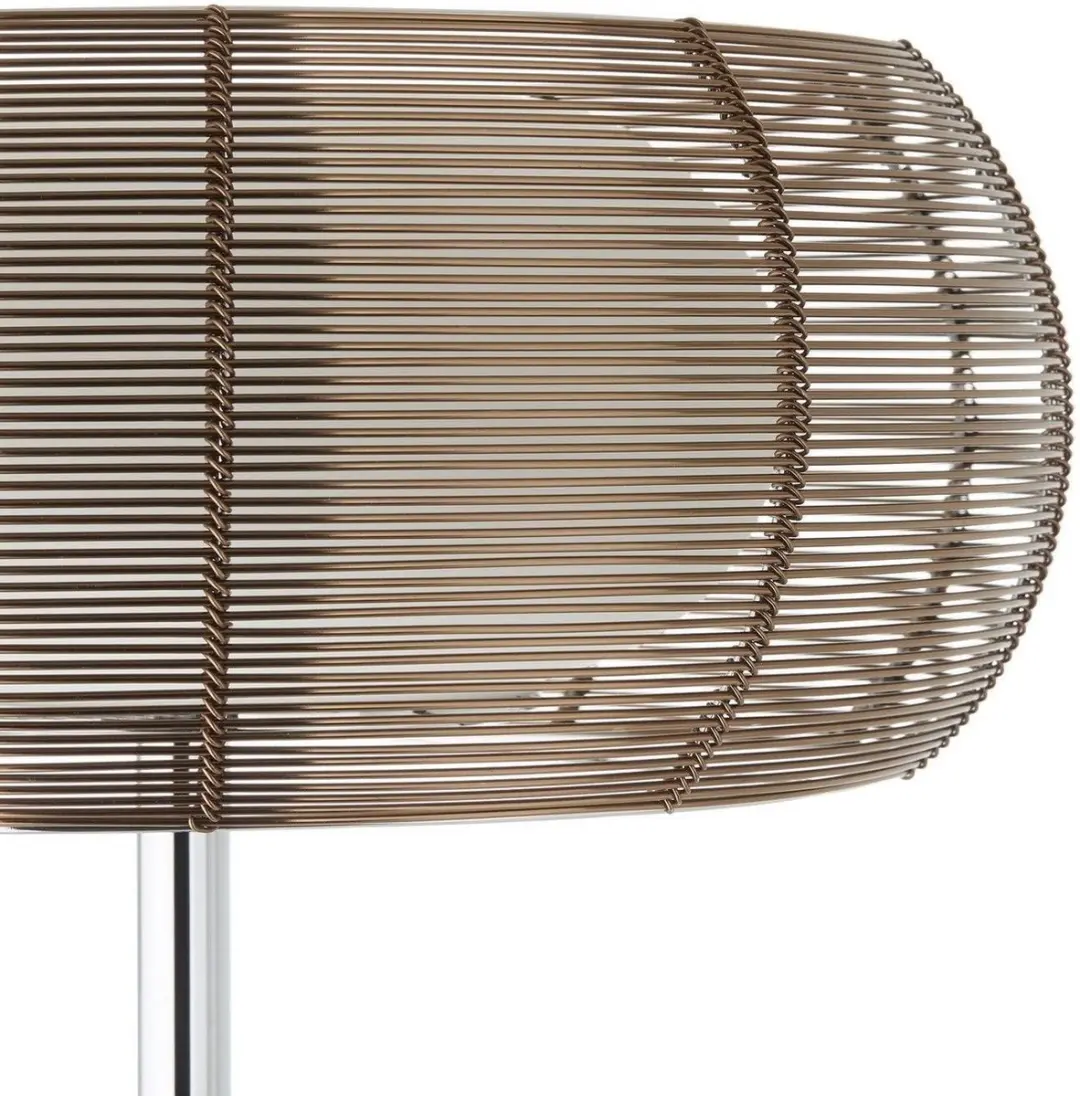 Brilliant RELAX Vloerlamp - Brons/Chroom - 30W Wit licht