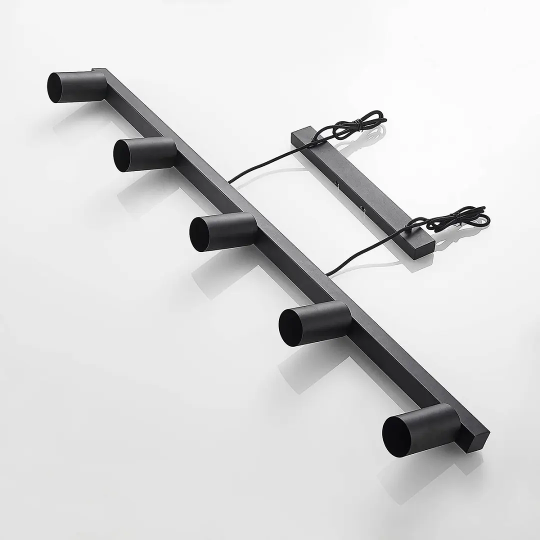 Lindby Hanglamp 5-lichten Zwart - GU10