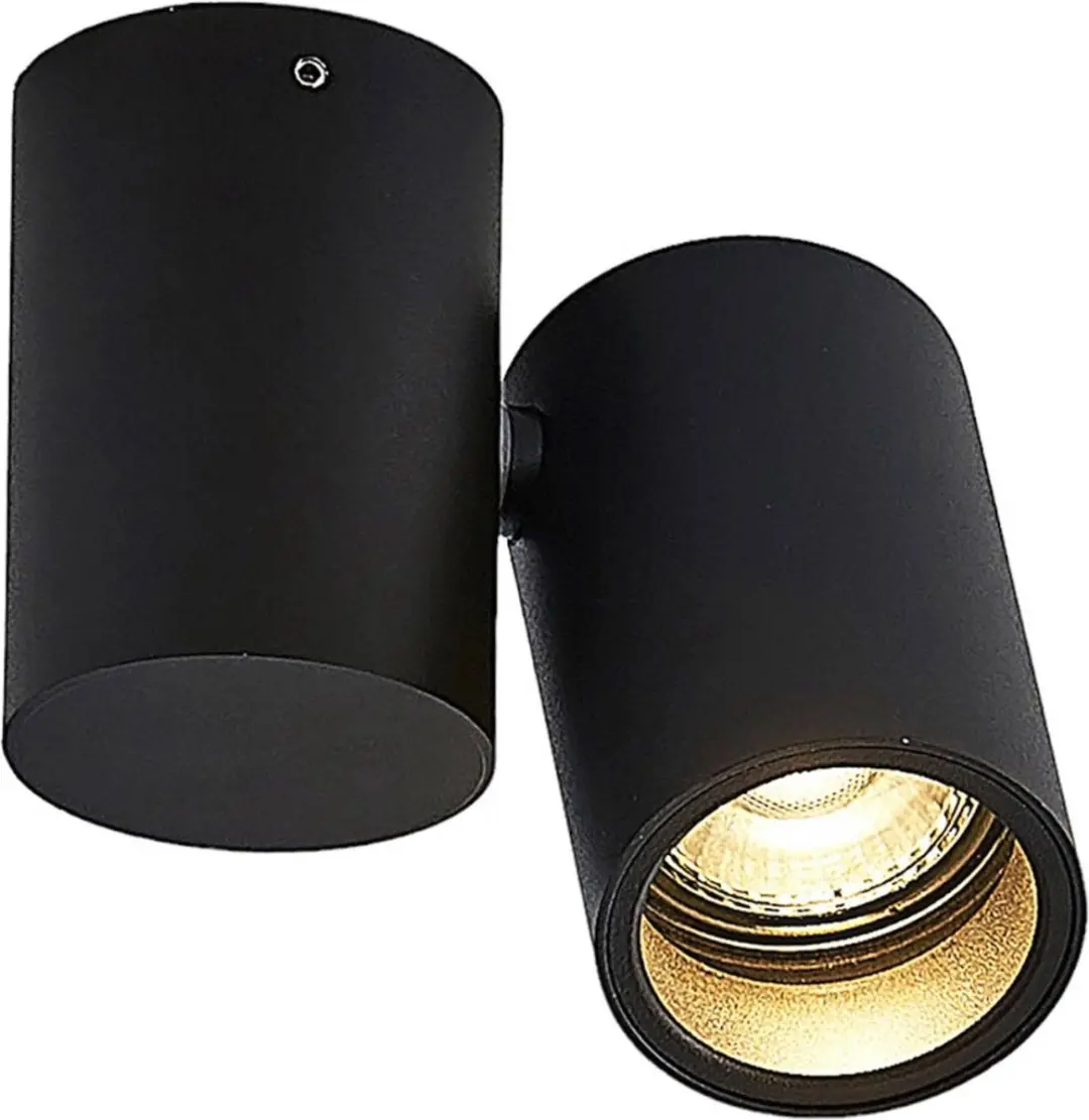 ARCCHIO Gesina+ Plafondlamp GU10 - 1 Lichtpunt - Zwart