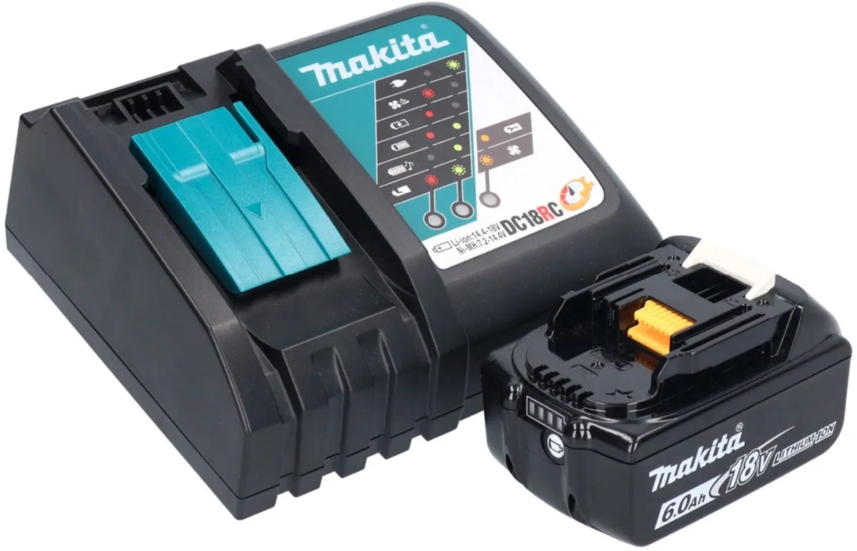 Makita DMR055RG1 Accu-radio 18V - 360° Zaklamp - Groen