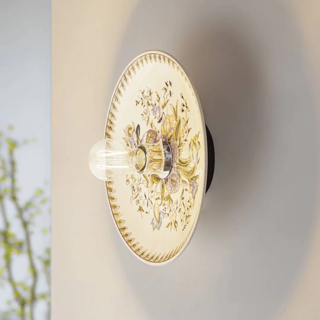 Lucande Wandlamp Keramiek Metaal 1 Licht