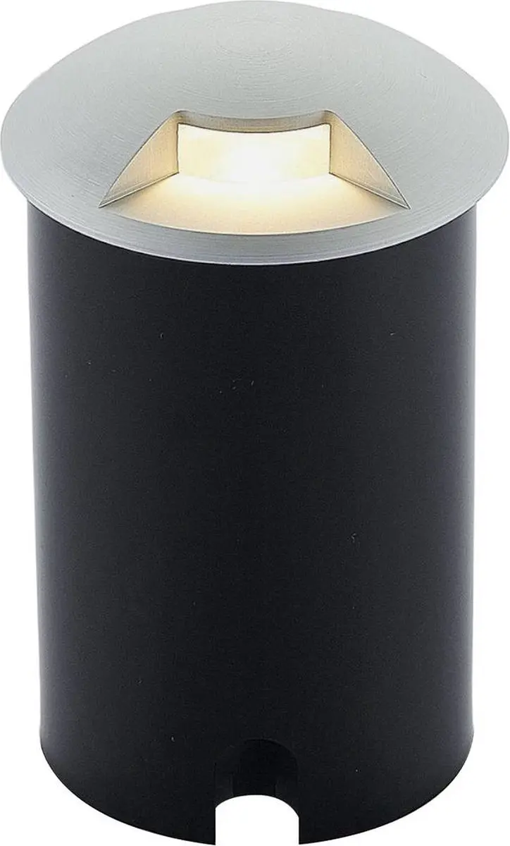Lucande Grondspot 1 Licht GU10 Titanium - Ø8,8cm