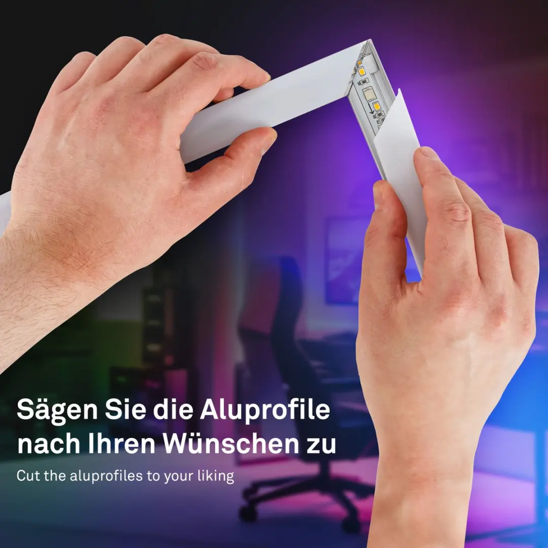 Briloner Pimp Your Stripe Aluminium Profiel 1m - Zelfklevend