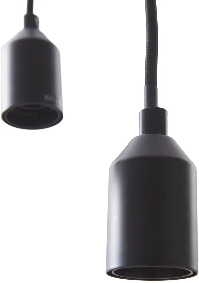 Lindby Vloerlamp 1 Lichtpunt E27 - 15W - Zwart