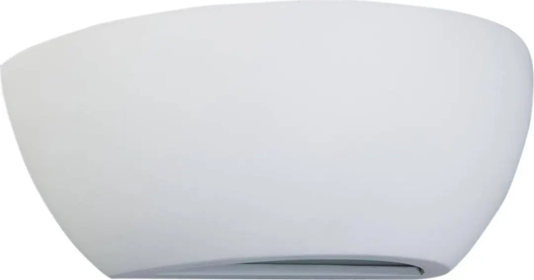 Lindby Wandlamp Gips Metaal Glas E14 - 1 Lichtpunt - Wit