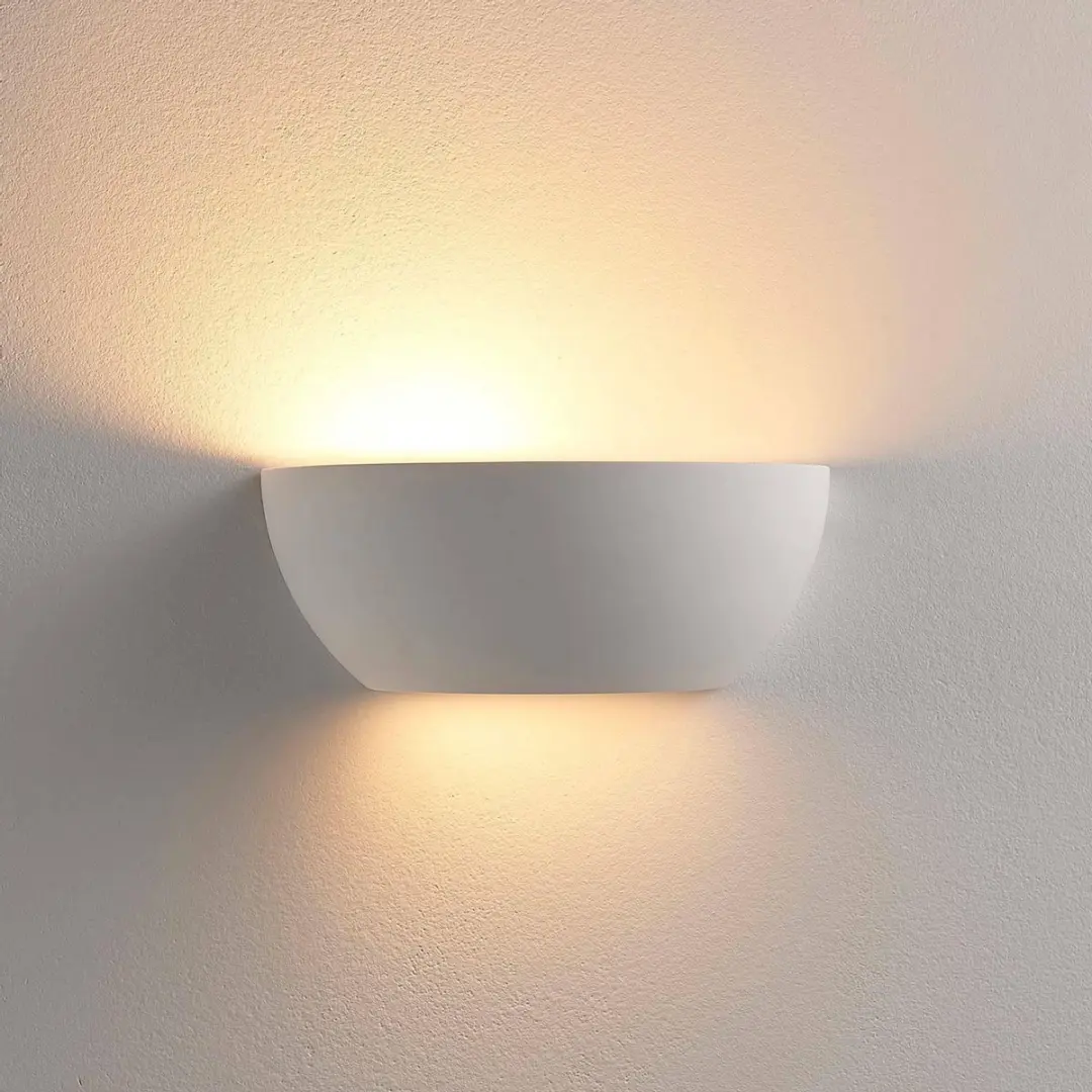 Lindby Wandlamp Gips E14 5W
