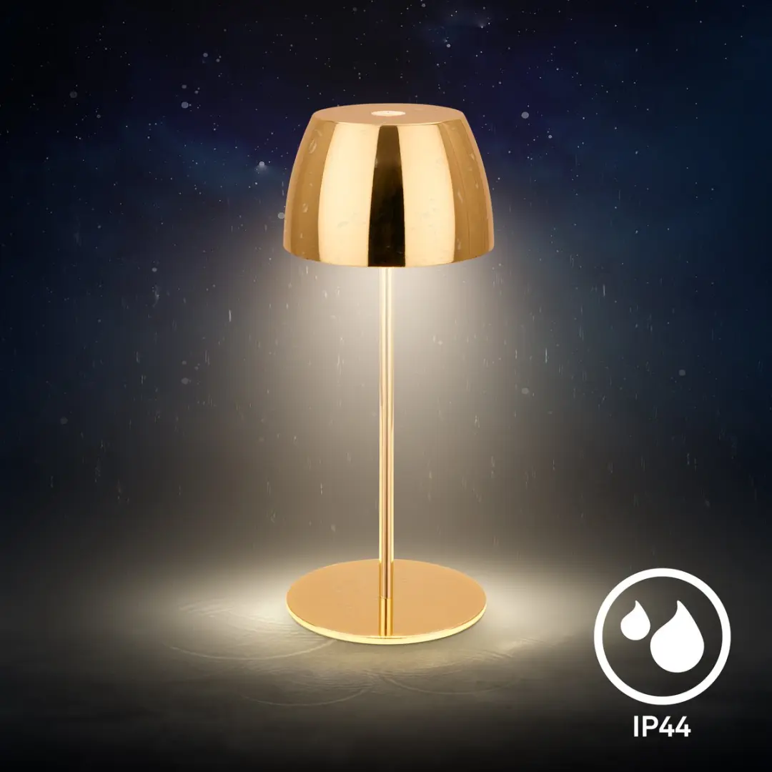 Briloner Serina Mini 7503017 LED Tafellamp - Dimbaar - Goud