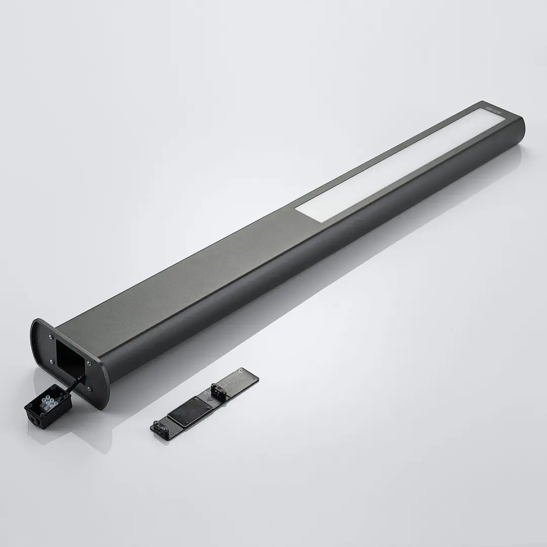 Lucande LED Buitenlamp 2x 5.5W - Antraciet/Wit