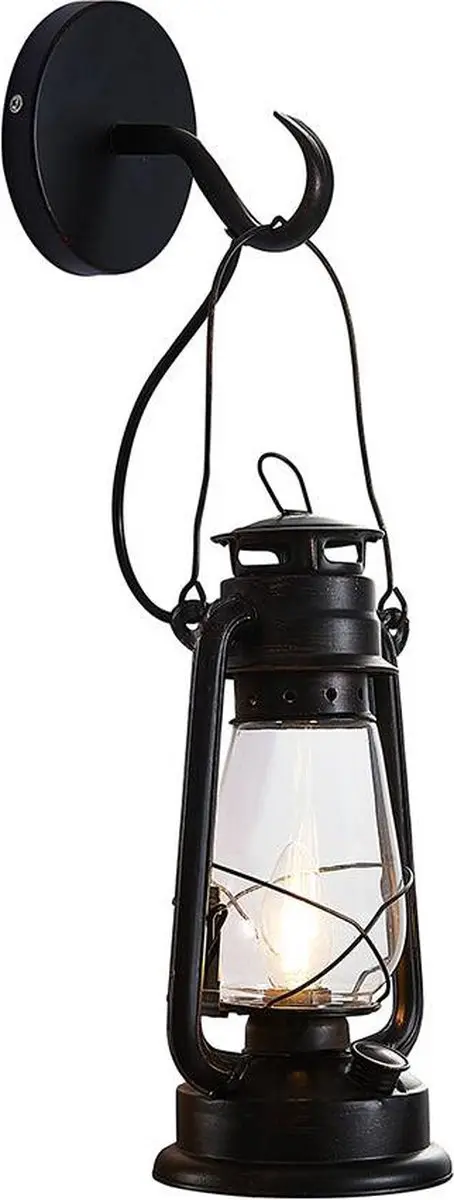 Lindby Wandlamp Metaal Glas 53cm - E14 - Roestkleurig