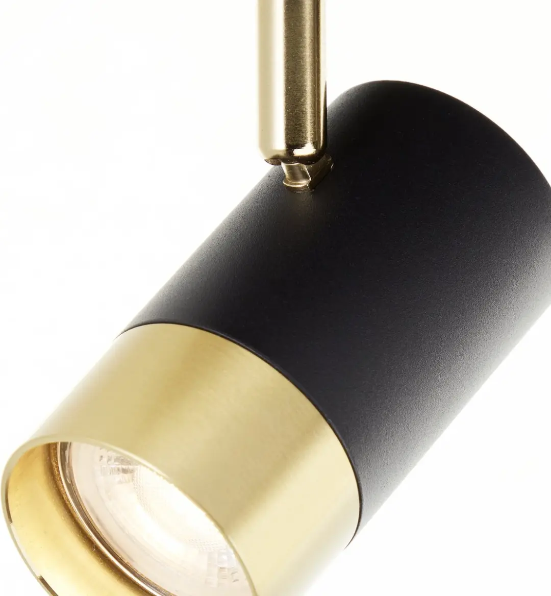 Brilliant Vigolo Plafondspot GU10 2x5W - 3000K - Zwart/Goud