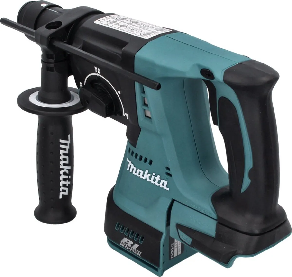 Makita DHR243ZE Accuklopboormachine 18V Brushless - 24mm Beton - afbeelding 3 van 5