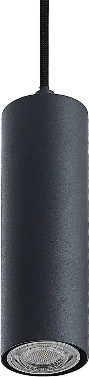 Lindby Hanglamp 4-lichts GU10 - 8W - Licht hout/zwart