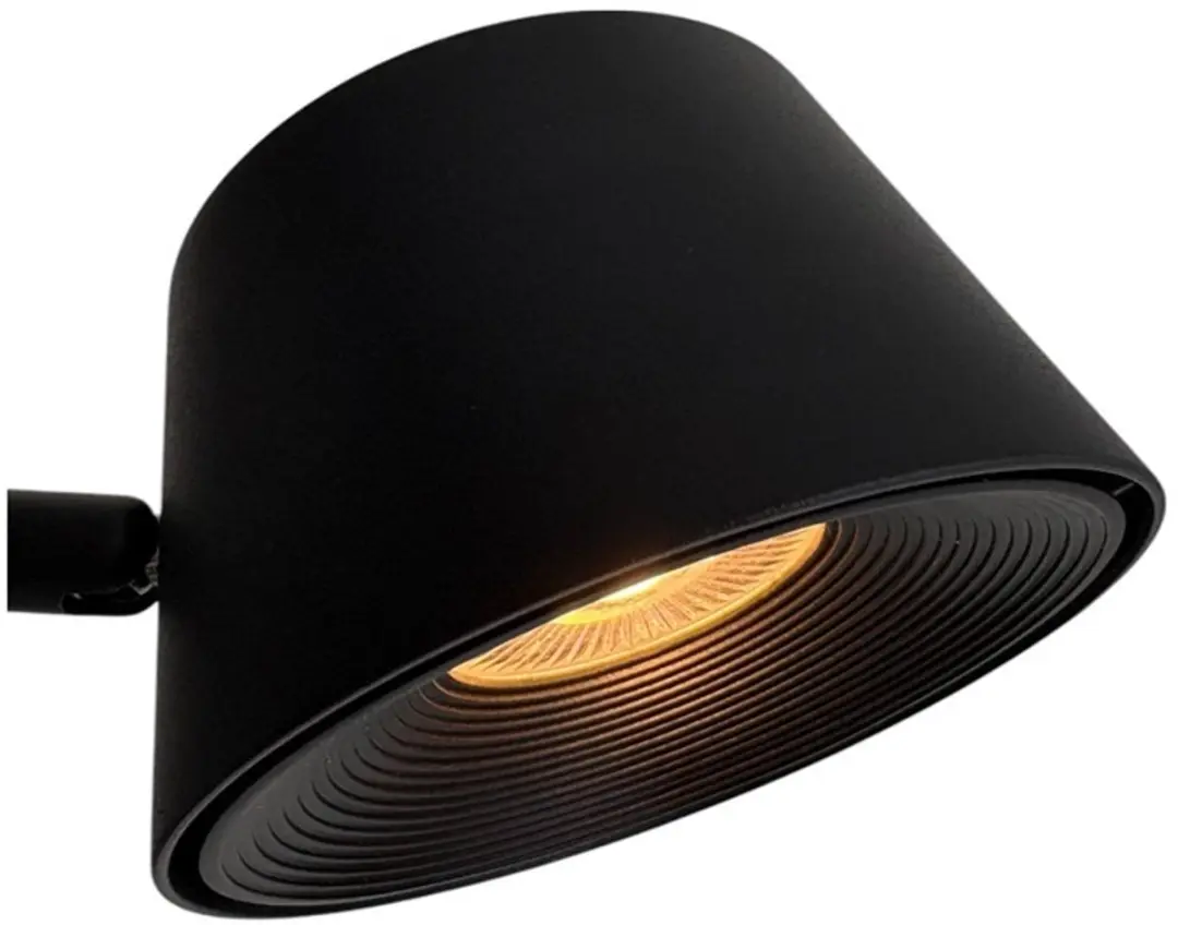 Freelight Cugino Vloerlamp - 2x 6,2W Warm Wit - 140cm Zwart