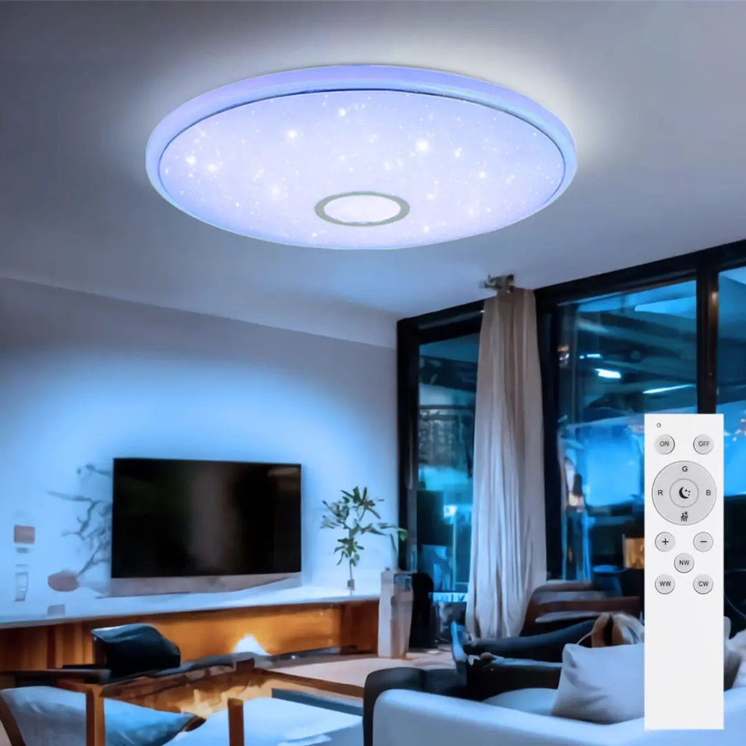 Globo Plafondlamp RGBW 30W 2400lm - Wit