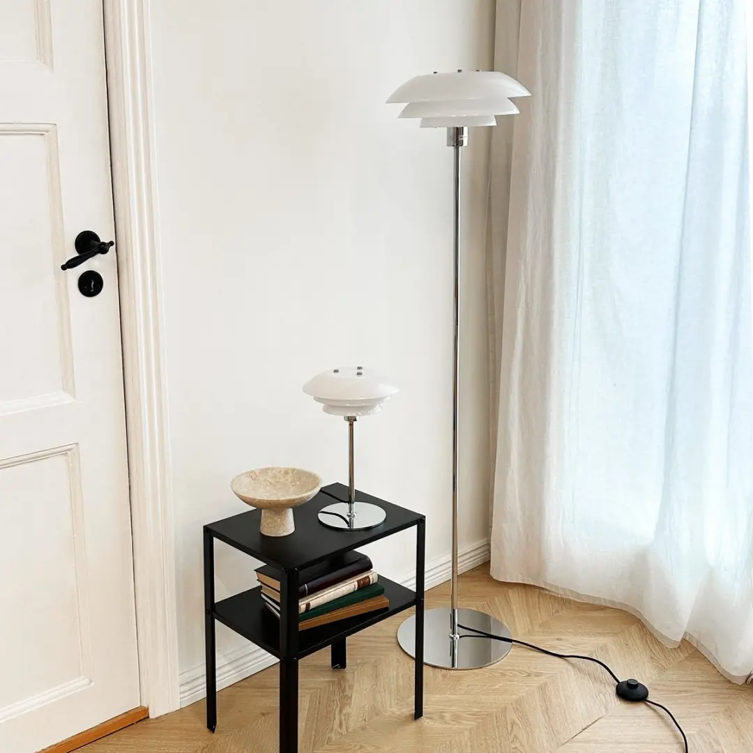 Dyberg Larsen DL31 Staande Lamp - 5W - 133cm - Wit