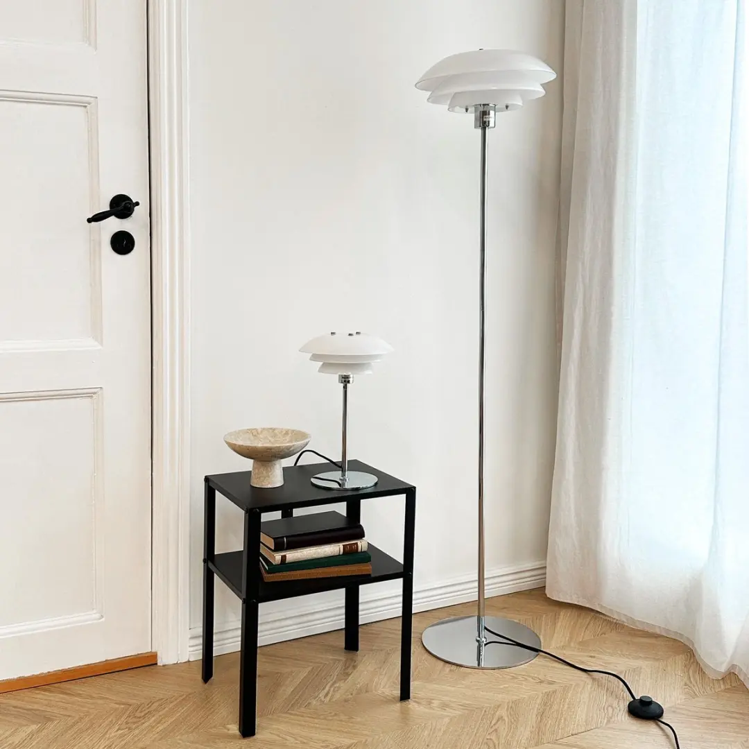 Dyberg Larsen DL31 Staande Lamp - 5W - 133cm - Wit
