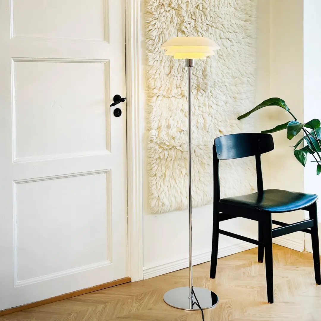 Dyberg Larsen DL31 Staande Lamp - 5W - 133cm - Wit