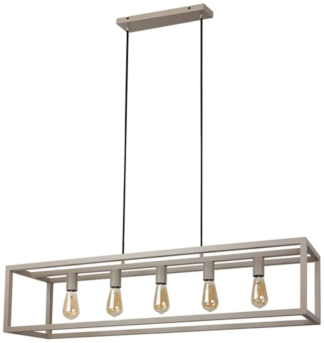 Freelight Esteso Hanglamp 5x40W 120cm - Beige