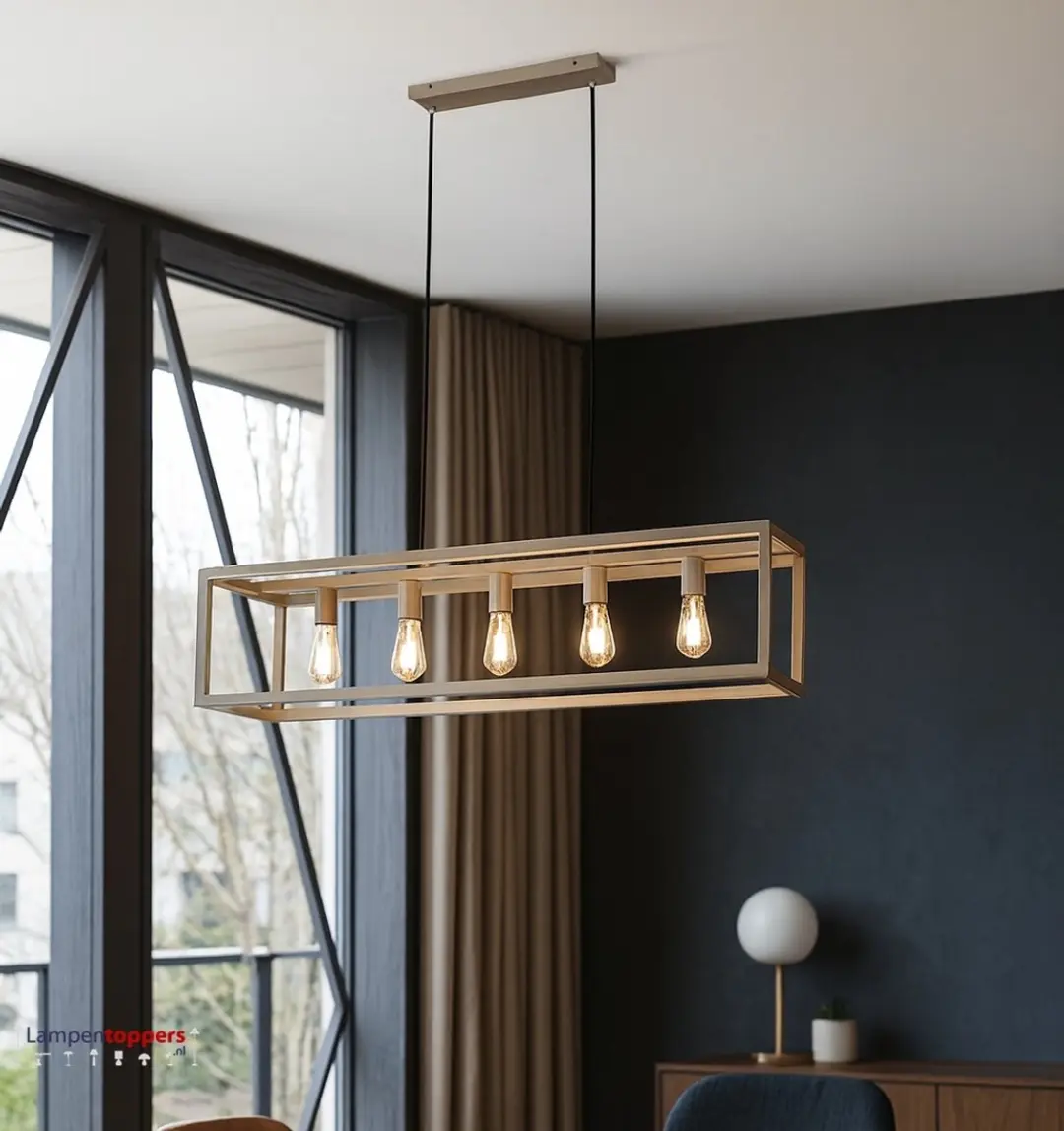 Freelight Esteso Hanglamp 5x40W 120cm - Beige
