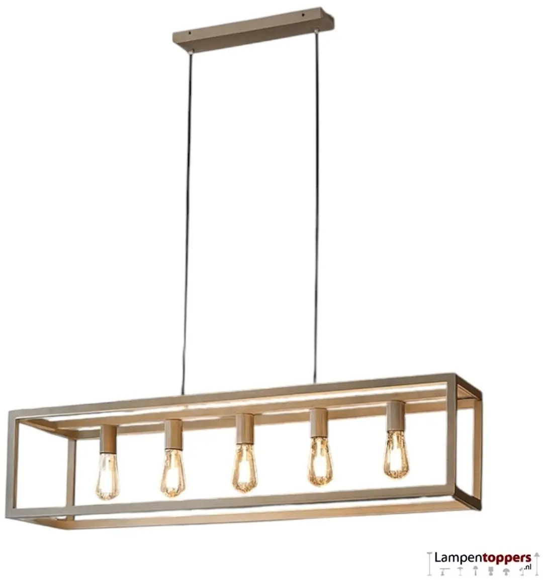 Freelight Esteso Hanglamp 5x40W 120cm