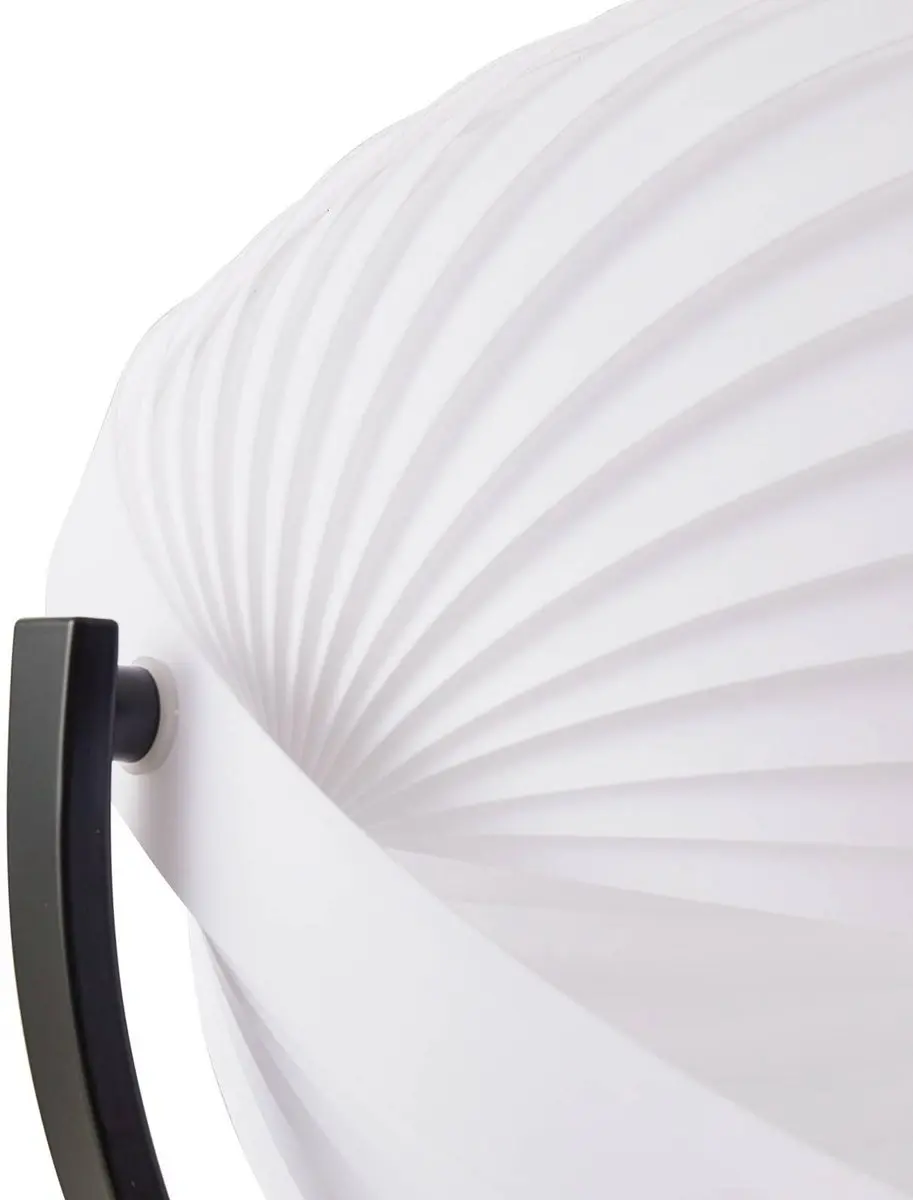 Lucande Vloerlamp 1 Licht - 163cm - Wit/Zwart