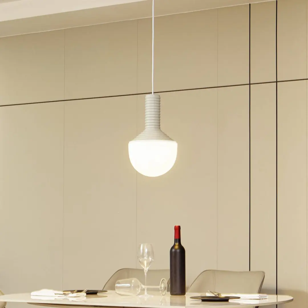 Lucande Hanglamp Keramiek Glas Metaal 36cm