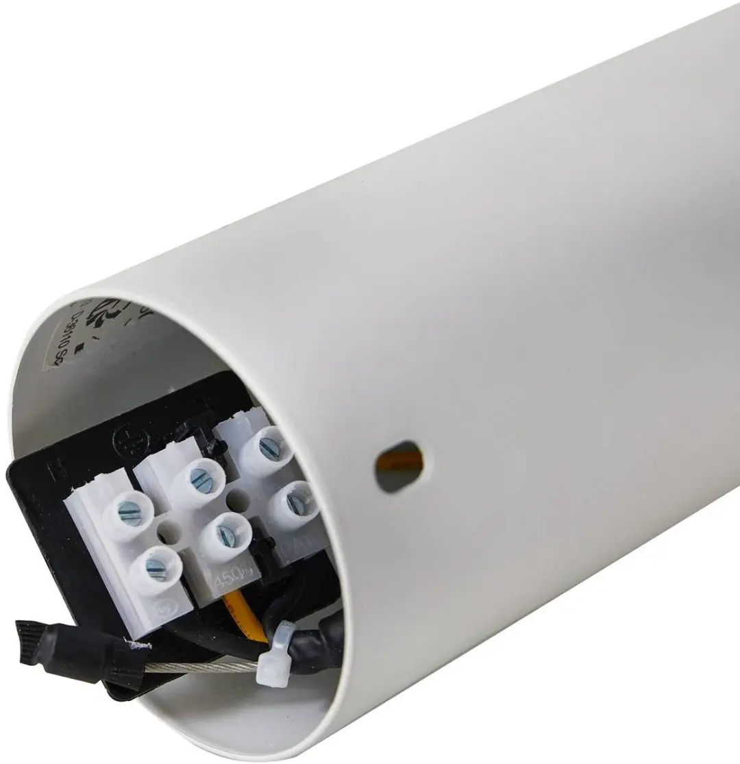 Lucande Hanglamp Keramiek Glas Metaal 36cm - Grijs Opaal
