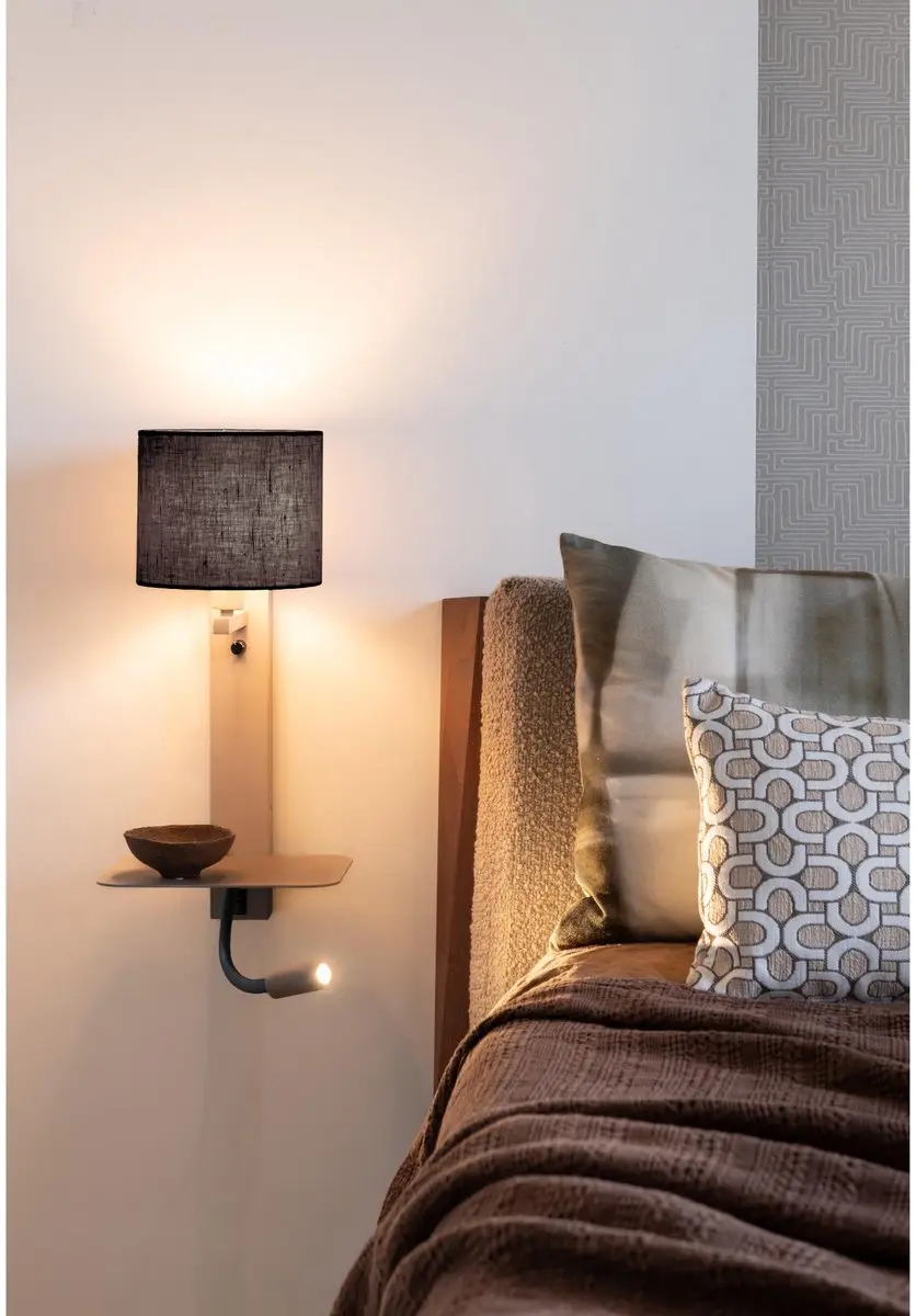 it's about RoMi Wandlamp Florence - Bruin - afbeelding 6 van 6