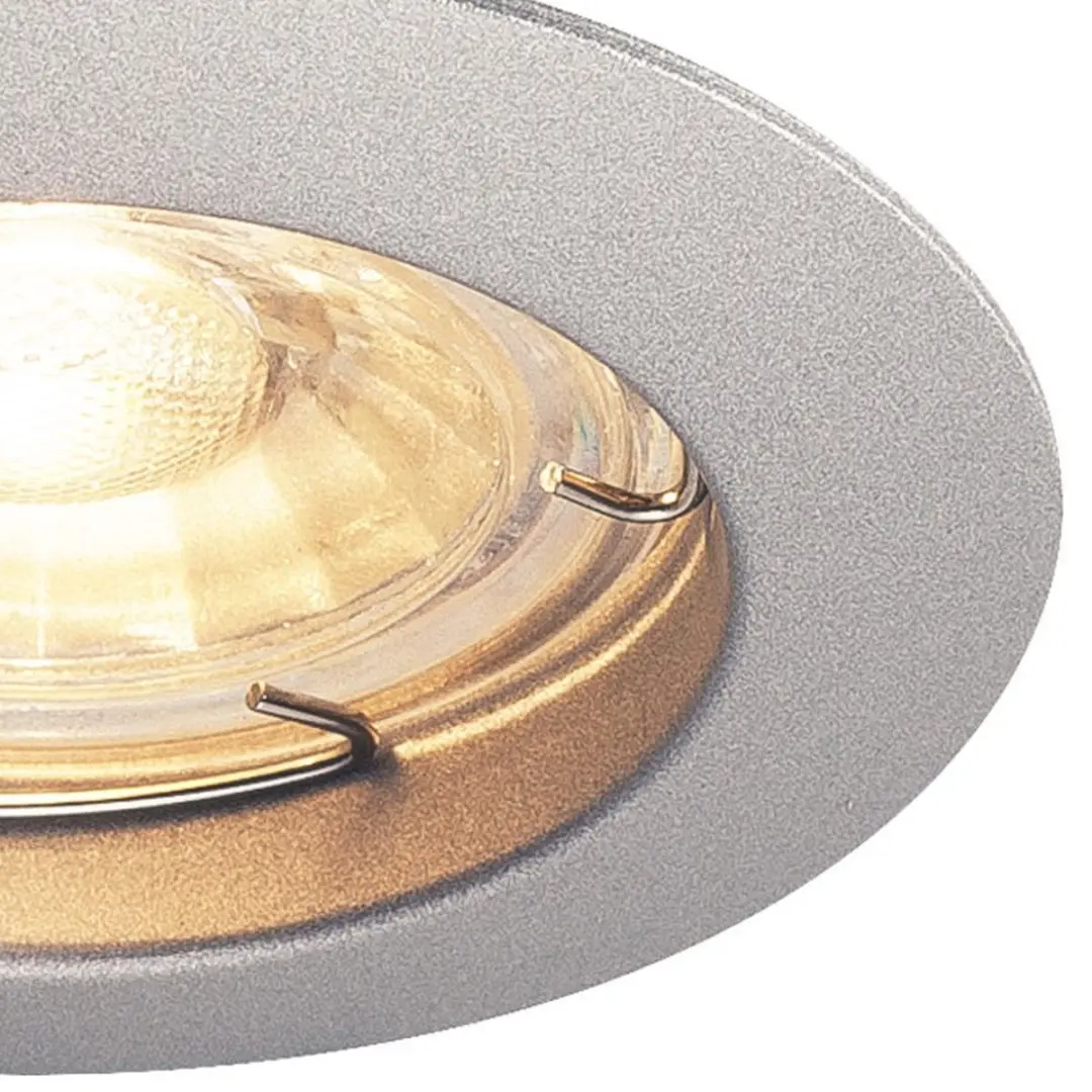 SLV Pika Plafond Inbouwspot - Zilvergrijs