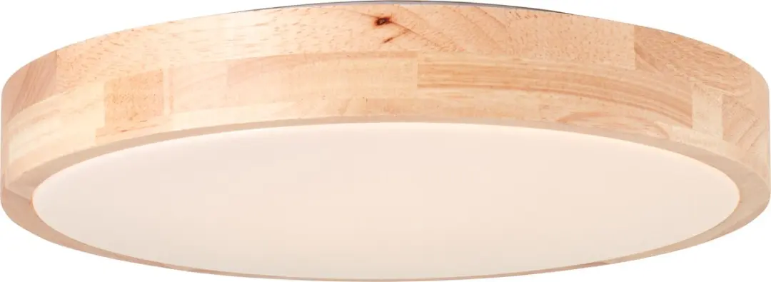Brilliant Moreen LED Plafondlamp 34cm - Hout - 1300lm