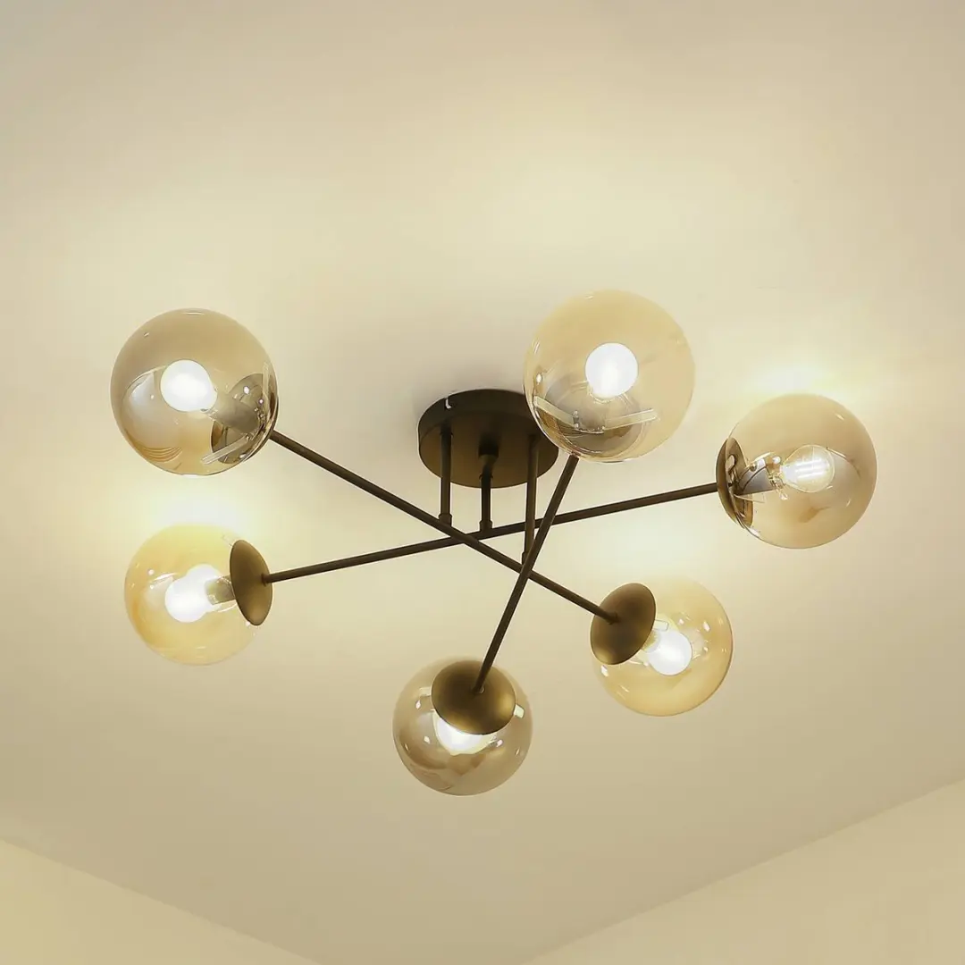 Lindby Plafondlamp 6x E14 80cm