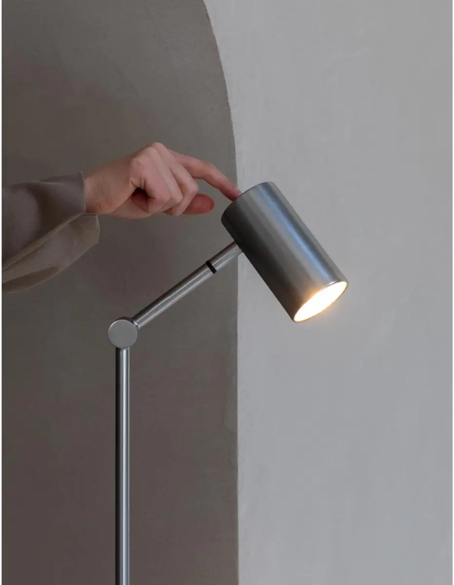 it's about RoMi Montreux Vloerlamp - Zilver - 134cm