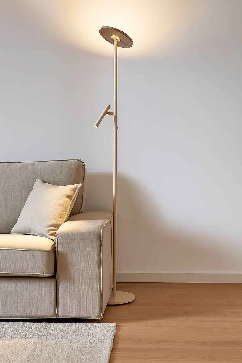 Freelight Stanza Vloerlamp 2x29.5W - 180cm - Beige